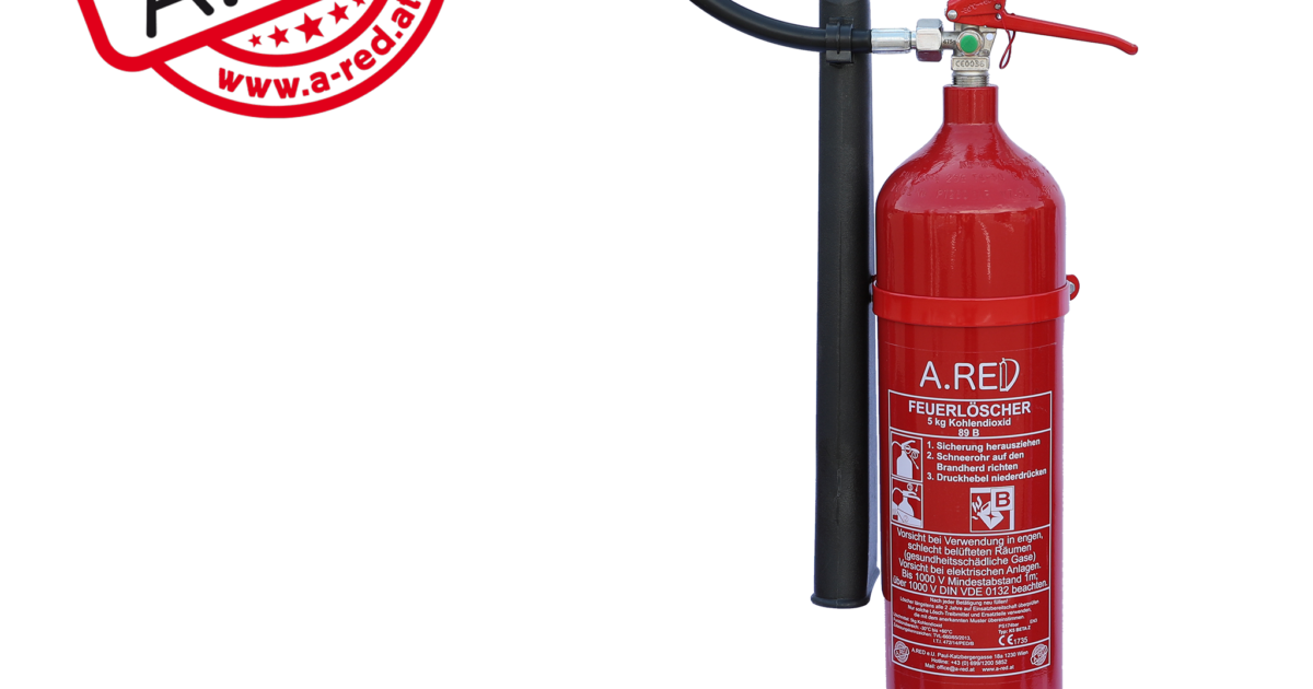 RED CO2 Feuerlöscher- K5 - Red Protection Shop